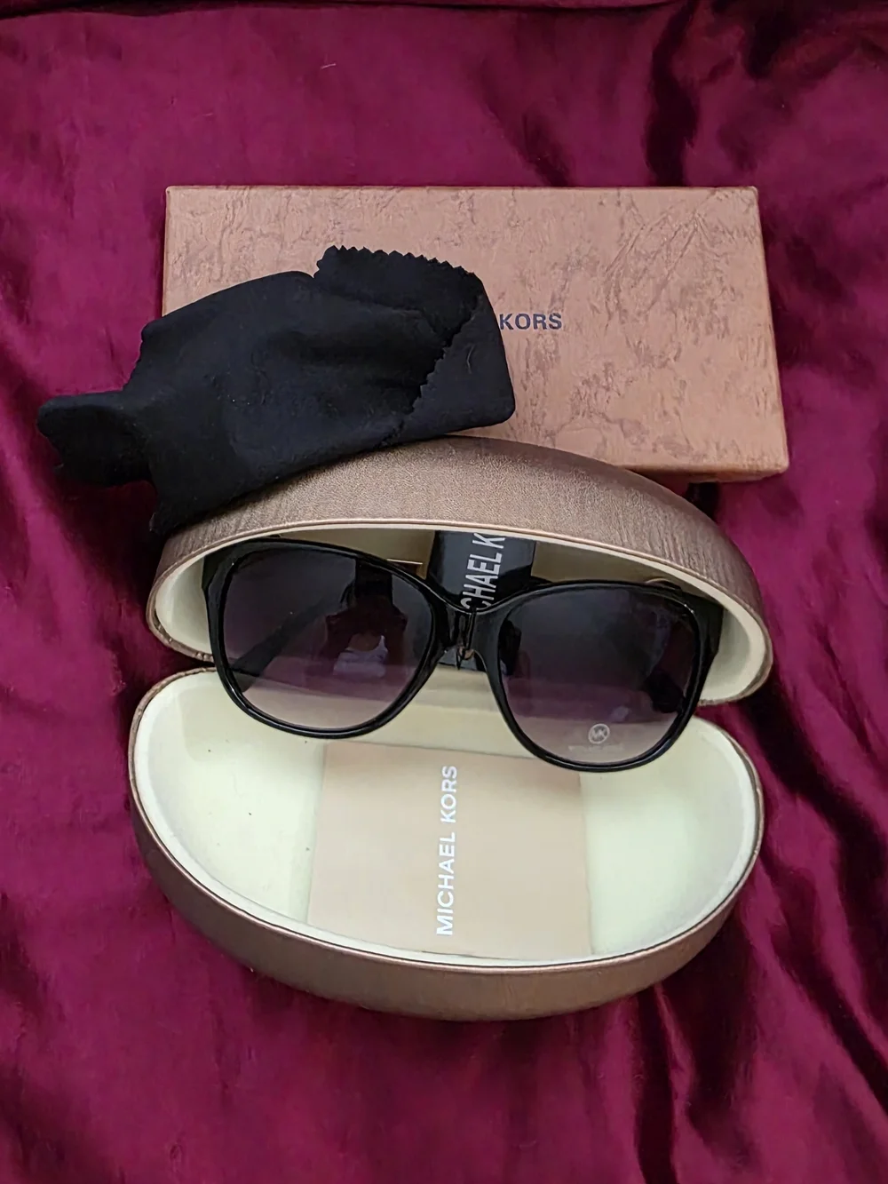 NEW- Michael Kors Women's Black Gradient Lens Sunglasses